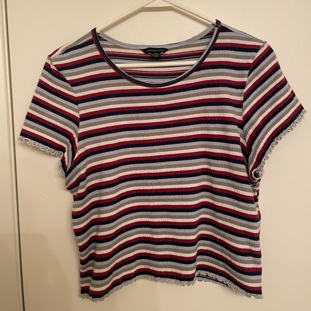 Striped shirt from American Eagle. Size Large